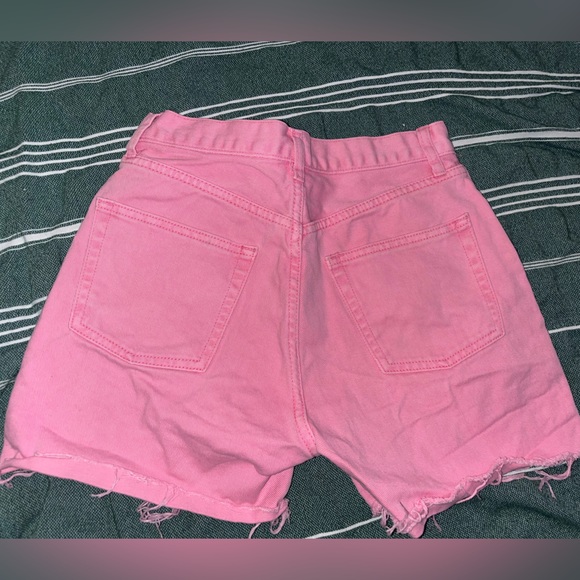 John Galt Pink Long Jean Shorts 🌵 - Picture 5 of 7